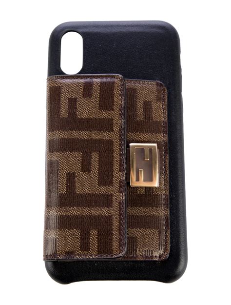 fendi 2019 zucca iphone x lanyard case w tags|Fendi Zucca FF iPhone X Case w/ Tags .